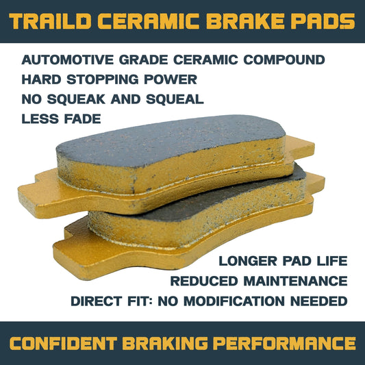 Yamaha YZ125/YZ250/YZ250F/YZ450F 2008-2021 Ceramic Brake Pad Set
