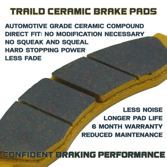 Segway Fugleman UT10/UT6/1000/570 2021-2025 Ceramic Brake Pad Set