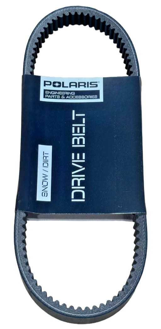 Polaris 3211077 CVT belt with specifications label