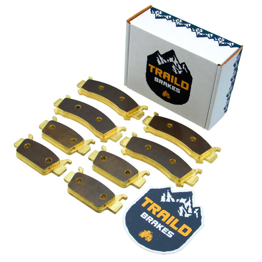 Honda Pioneer 1000/1000-5/1000-6 2016-2026 Brass Brake Pad Set