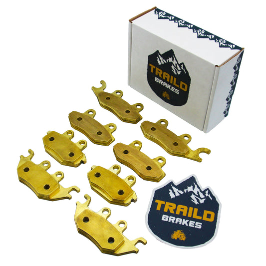 Kawasaki Mule Pro DX/DTX/FX/FXT/FXR/MX 2015-2027 Brass Brake Pad Set