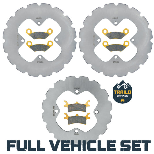 Polaris Sportsman 450/500/700/800 2007-2009 Ridge Rider Rotor and Pad Kit