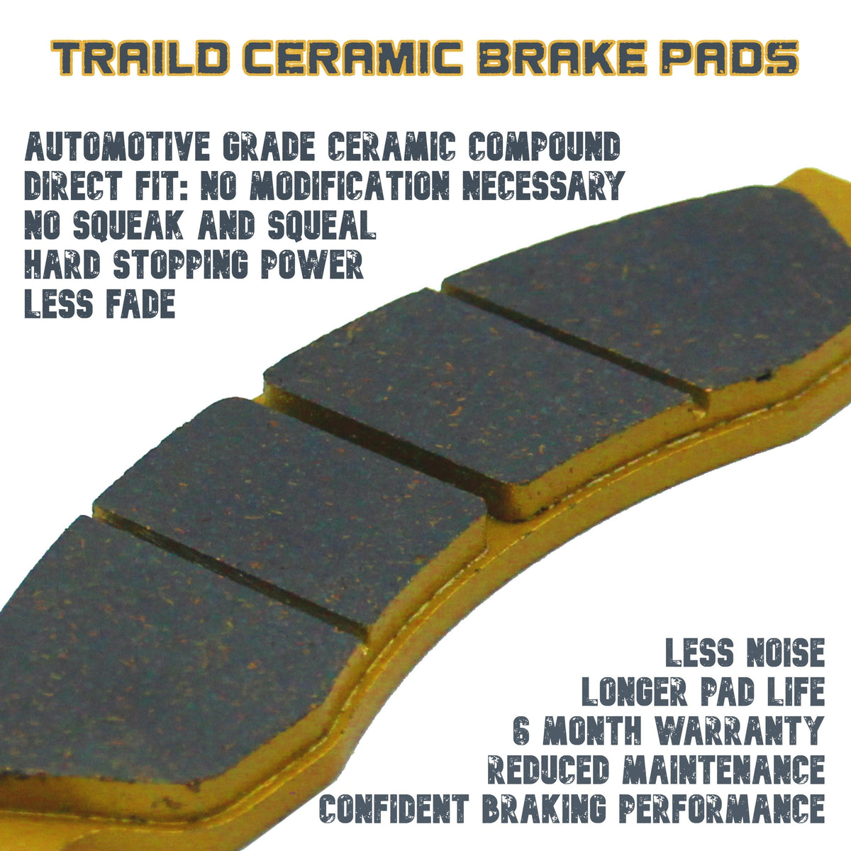 Arctic Cat/Textron Wildcat X 2018-2019 Ceramic Brake Pad Set